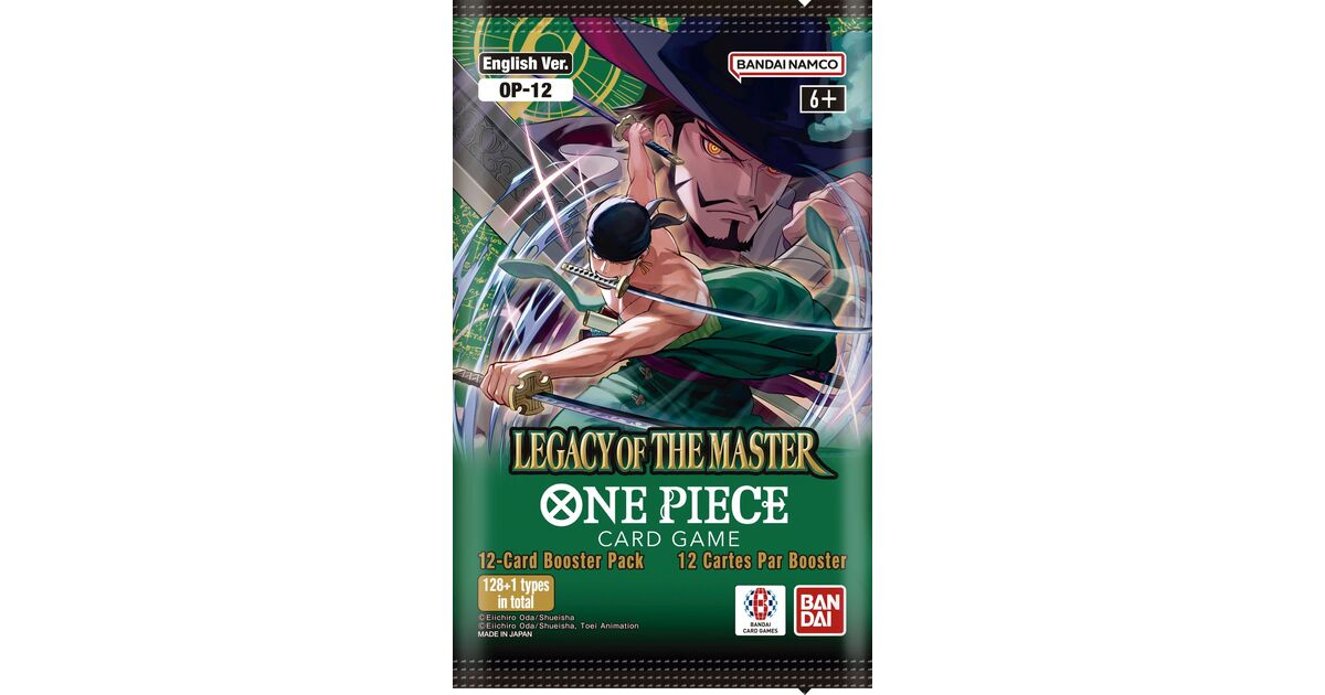 op12 english booster box Amazon.com: One Piece: Legacy of the Master (OP-12) Booster Box : Toys &  Games main image 1