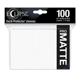 Ultra-Pro Sleeves - Standard Size: Matte White (100 Sleeves)