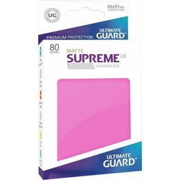 Ultimate Guard Sleeves - Standard Size: Supreme UX Pink  (80 Sleeves)