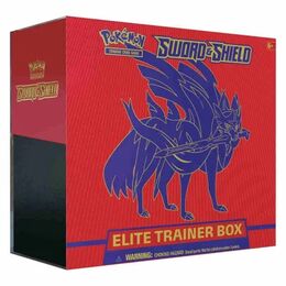 Pokemon  TCG - Sword & Shield Zacian Elite Trainer Box