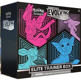 Pokemon  TCG - Sword & Shield Evolving Skies Elite Trainer Box (Sylveon-Espeon-Glaceon-Vaporeon)
