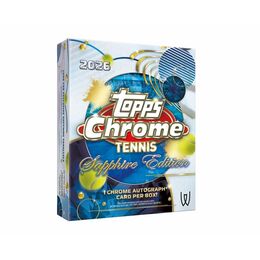 Topps Sports Cards: Chrome 2026 Tennis Sapphire Edition Box