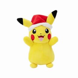 Λούτρινο Pokemon Pikachu with Christmas Hat 20cm