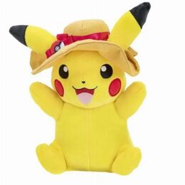 Λούτρινο Pokemon Pikachu with Summer Hat 20cm