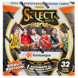 Panini Euroleague: 2025-26 Select Mega Box Debut Edition