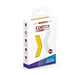 Ultimate Guard Cortex Sleeves - Japanese Size: Matte Yellow (60 Sleeves)