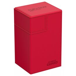 Ultimate Guard Deck Box - Flip 'n' Tray: Xenoskin Red (80+)