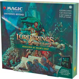 Magic the Gathering TCG - The Lord of the Rings: Tales of Middle-Earth Holiday Scene Box - Aragorn at Helm's Deep