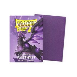 Dragon Shield Sleeves - Japanese Size: Matte Amethyst (60 Sleeves)