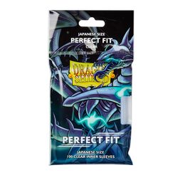 Dragon Shield Sleeves - Japanese size:  Perfect Fit Clear Inner Sleeves (100 Sleeves)
