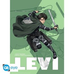 Attack on Titan: Poster 52x38 - Levi Ackerman Season 4