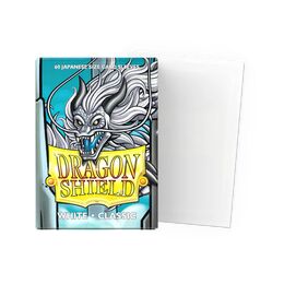 Dragon Shield Sleeves - Japanese Size: Classic White (60 sleeves)