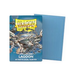 Dragon Shield Dual Sleeves - Japanese Size: Matte Lagoon (60 sleeves)