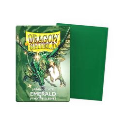 Dragon Shield Sleeves - Japanese Size: Matte Emerald (60 Sleeves)
