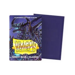 Dragon Shield Sleeves - Japanese Size: Classic Night Blue (60 sleeves)