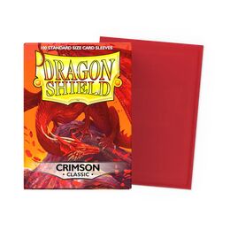 Dragon Shield Sleeves - Standard Size: Classic Crimson (100 sleeves)