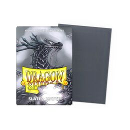 Dragon Shield Sleeves - Japanese size: Matte Slate (60 Sleeves)