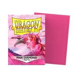 Dragon Shield Sleeves - Standard Size: Matte Pink Diamond (100 sleeves)