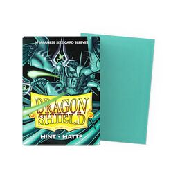 Dragon Shield Sleeves - Japanese Size: Matte Mint (60 sleeves)