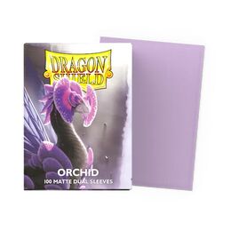 Dragon Shield Dual Sleeves - Standard Size: Matte Orchid (100 sleeves)