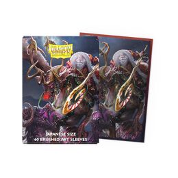 Dragon Shield Art Sleeves - Japanese size:  Brushed Christmas 2022 (60 Sleeves)