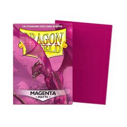 Dragon Shield Sleeves - Standard Size: Matte Magenta (100 sleeves)