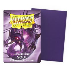 Dragon Shield Dual Sleeves - Japanese Size: Matte Soul (60 sleeves)
