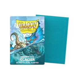 Dragon Shield Dual Sleeves - Japanese Size: Matte Glacier (60 sleeves)