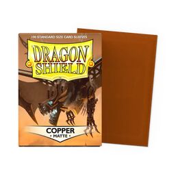 Dragon Shield Sleeves - Standard size: Matte Copper (100 Sleeves)