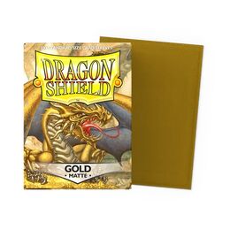Dragon Shield Sleeves - Standard size: Matte Gold (100 Sleeves)