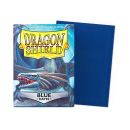 Dragon Shield Sleeves - Standard Size: Matte Blue (100 sleeves)