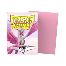 Dragon Shield Sleeves - Standard Size: Matte Pink (100 sleeves)