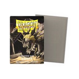 Dragon Shield Dual Sleeves - Japanese Size: Matte Crypt (60 sleeves)