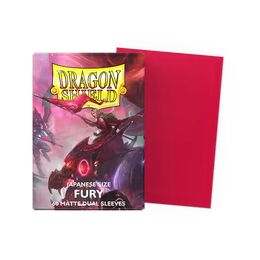 Dragon Shield Dual Sleeves - Japanese Size: Matte Fury (60 sleeves)