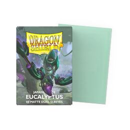 Dragon Shield Dual Sleeves - Japanese size:  Matte Eucalyptus (60 Sleeves)