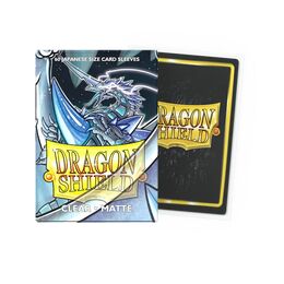 Dragon Shield Sleeves - Japanese size: Matte Clear (60 Sleeves)