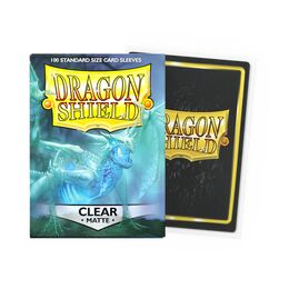 Dragon Shield Sleeves - Standard Size: Matte Clear (100 sleeves)