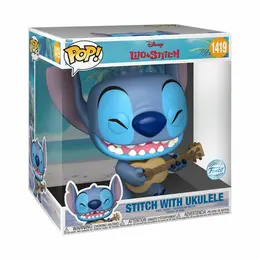 Funko Pop! Jumbo: Disney Lilo & Stitch - Stitch with Ukelele #1419 (Special Edition)