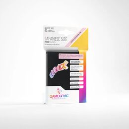 Gamegenic Prime Sleeves - Japanese Size: Black (60 Sleeves)