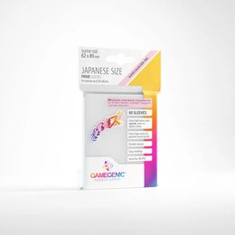 Gamegenic Prime Sleeves - Japanese Size: White (60 Sleeves)
