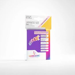 Gamegenic Prime Sleeves - Japanese Size: Purple (60 Sleeves)