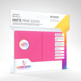 Gamegenic Sleeves - Standard Size: Matte Pink (100 Sleeves)