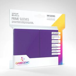 Gamegenic Sleeves - Standard Size: Glossy Purple (100 Sleeves)