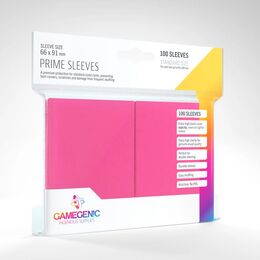Gamegenic Sleeves - Standard Size:  Glossy Pink (100 Sleeves)