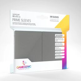 Gamegenic Sleeves - Standard Size: Glossy Gray (100 sleeves)