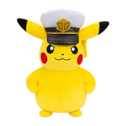 Λούτρινο Pokemon Captain Pikachu 20cm