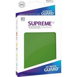 Ultimate Guard Sleeves - Standard Size: Supreme UX Green (80 Sleeves)