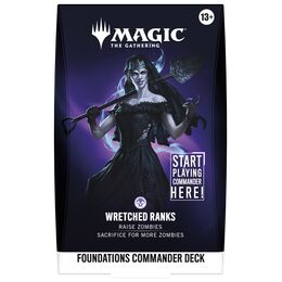 Magic the Gathering TCG: Foundations Starter Commander Deck - Wretched Ranks
