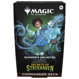 Magic the Gathering TCG: Secrets of Strixhaven - Quandrix Unlimited Commander Deck