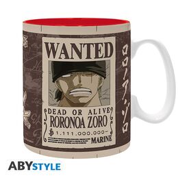One Piece: Mug - "Wanted Zoro" (460ml)